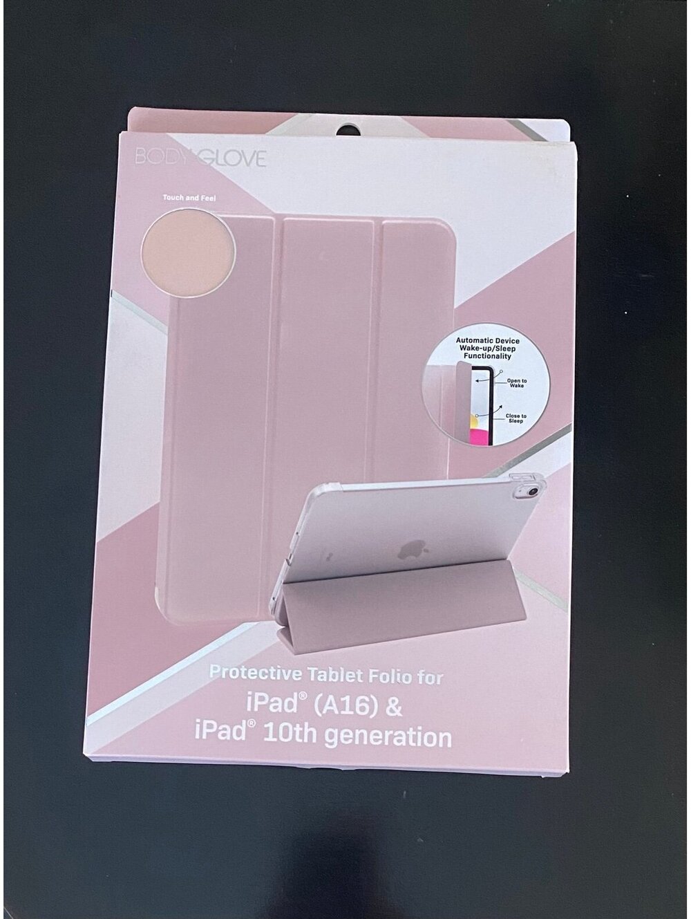 Body Glove Protective Tablet Folio Case for iPad A16/iPad 10th Gen Rose Gold